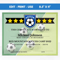end of season soccer award